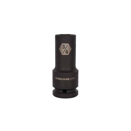 Steelman 3/4" Drive x 3/4" 6-Point Deep Impact Socket 79398